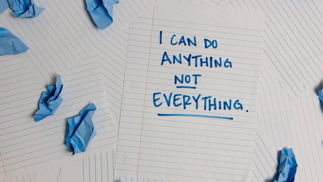 I can do anything not everything written on paper