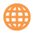 Orange global icon