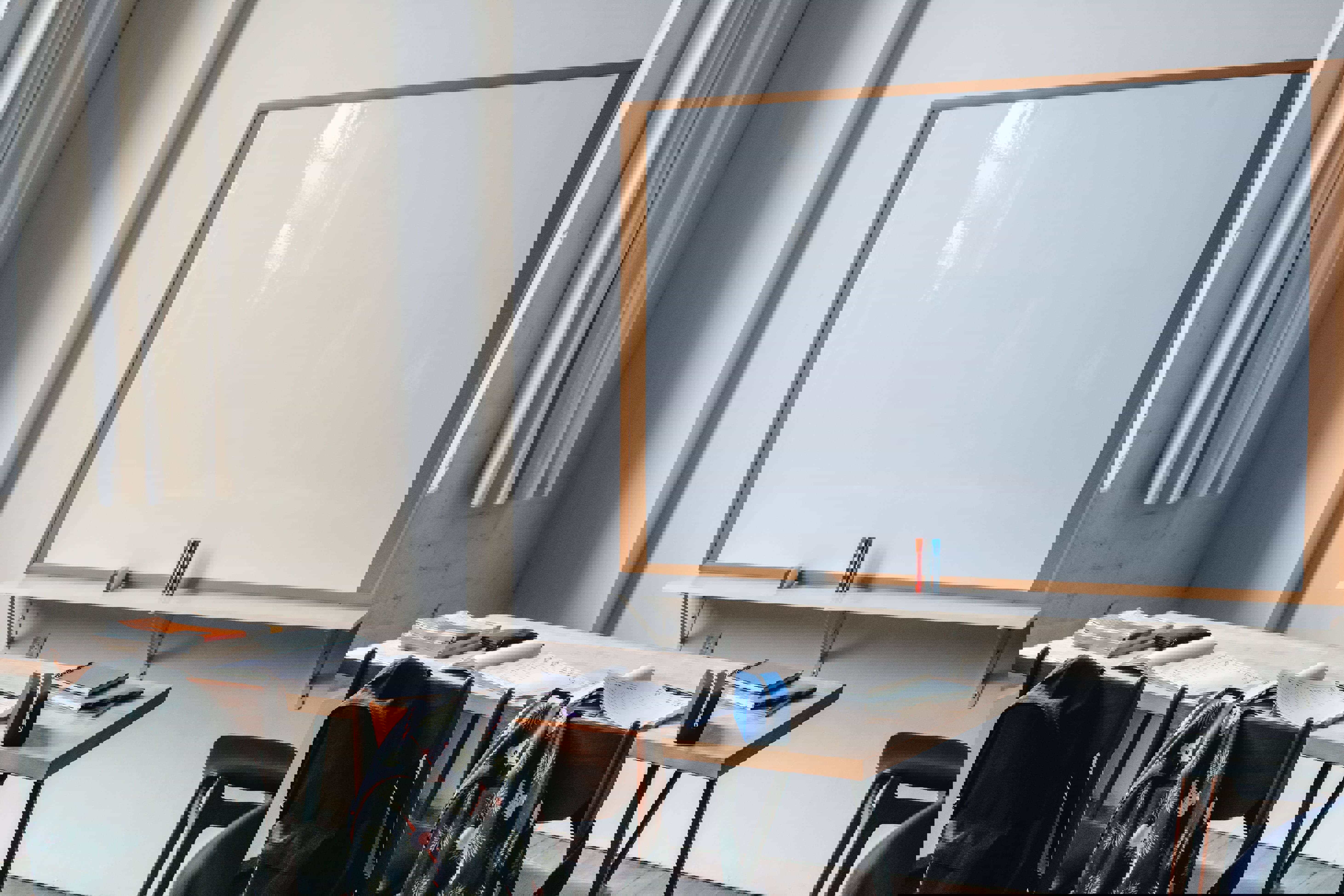 empty classroom
